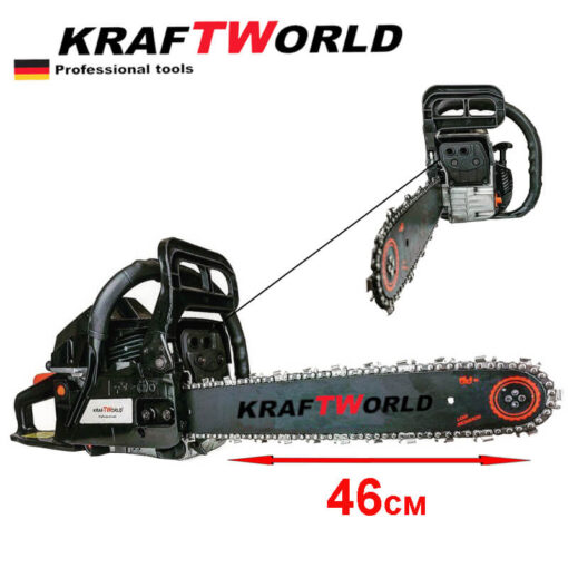 Бензинова Резачка за Дърва KRAFTRoyal 68куб. 4,5kW с 46 см шина