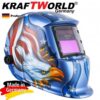 Немска Автоматична соларна маска KraftWorld за заваряване, синя